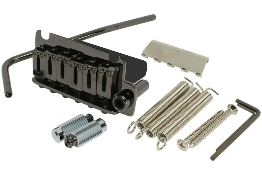 Gotoh 510T-FE1 Tremolo Bridge | Cosmo Black - Guitar & Bass Parts
